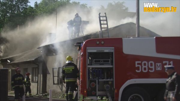 Pożar lokalu komunalnego